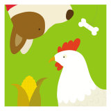 Farm Group: Hen and Dog