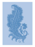 Porcelain Blue Motif I