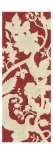 Linen Silhouette on Red II
