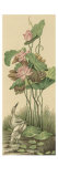 Crane and Lotus Panel I