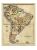 Antique Map of South America