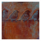 Row of Sparrows II