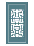 Shoji Screen in Teal III