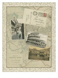 Vintage Map of Rome