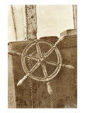 Sepia Ship's Wheel II