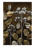 Gilded Leaf Collage I