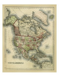 Antique Map of North America