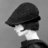 Marie Lise Gres in a Persian Lamb Hat  Summer 1964