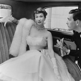 Barbara Goalen in a Julian Rose Evening Dress with Tommy Kyle  1950