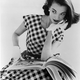 Helen Bunney in a Dress by Blanes  1957
