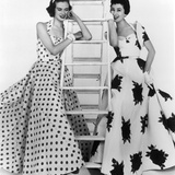 Susan Abraham in Brilkie Dress and June Clarke in Baker Sportswear  1954