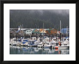 Harbor in the Coastal Town of Seward  Alaska  USA