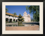 Old Mission  Santa Barbara  California  USA