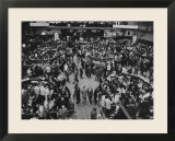 Frantic Day at the New York Stock Exchange During the Market Crash