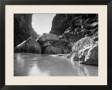 Mariscal Canyon  with Steep  Jagged Walls Rising Sharply from River  at Big Bend National Park