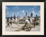 Bahia Fisherman on Beach with their Nets