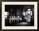 Ballerinas During Rehearsal For "Swan Lake" at Grand Opera de Paris