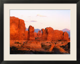 Windows Section at Sunset  Arches National Park  Utah