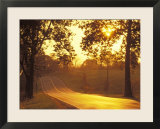 Route 11 Outside Mount Jackson  Virginia  at Sunset