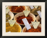 Spices for Sale on Market in the Rue Ste Claire  Annecy  Haute Savoie  Rhone-Alpes  France