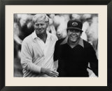Jack Nicklaus  Lee Trevino  at the US Open Championship in Pebble Beach  California