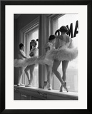 Ballerinas on Window Sill in Rehearsal Room at George Balanchine's School of American Ballet