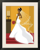 Wedding Bride in White Dress