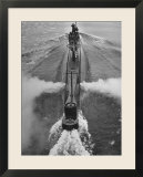 Submarine Roaring Through the Ocean