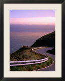 Guide Rail along Coastal Road  Near San Francisco  California