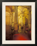 Interior of Cisterns Columns in Istanbul  Turkey