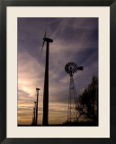 A Row of Wind Turbines
