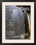 Detail of Bell at Buddhist Temple  Wat Chana Songkhram  Bangkok  Thailand  Southeast Asia