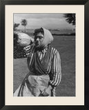 Woman Drinking a Bottles of Wine from a Story Concerning Italy