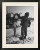 Country Boy Opening His Mailbox