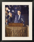 Politician Richard Nixon Waving From Platform at Republican National Convention