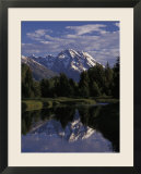 Reflection of the Teton Mountains in Snake River