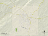 Political Map of Roanoke  AL