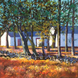 FARM BUILDINGS THROUGH TREES