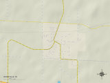 Political Map of Woodville  WI