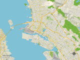 Political Map of Oakland  CA