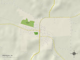 Political Map of Whitehall  WI