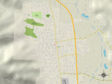 Political Map of Ukiah  CA