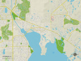 Political Map of Oldsmar  FL