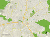 Political Map of Walnut Creek  CA