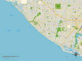 Political Map of Huntington Beach  CA