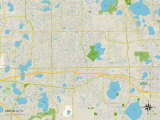 Political Map of Pine Hills  FL