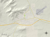 Political Map of Rawlins  WY
