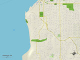 Political Map of Woodway  WA