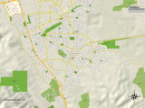 Political Map of Pleasanton  CA
