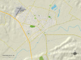 Political Map of Watsonville  CA